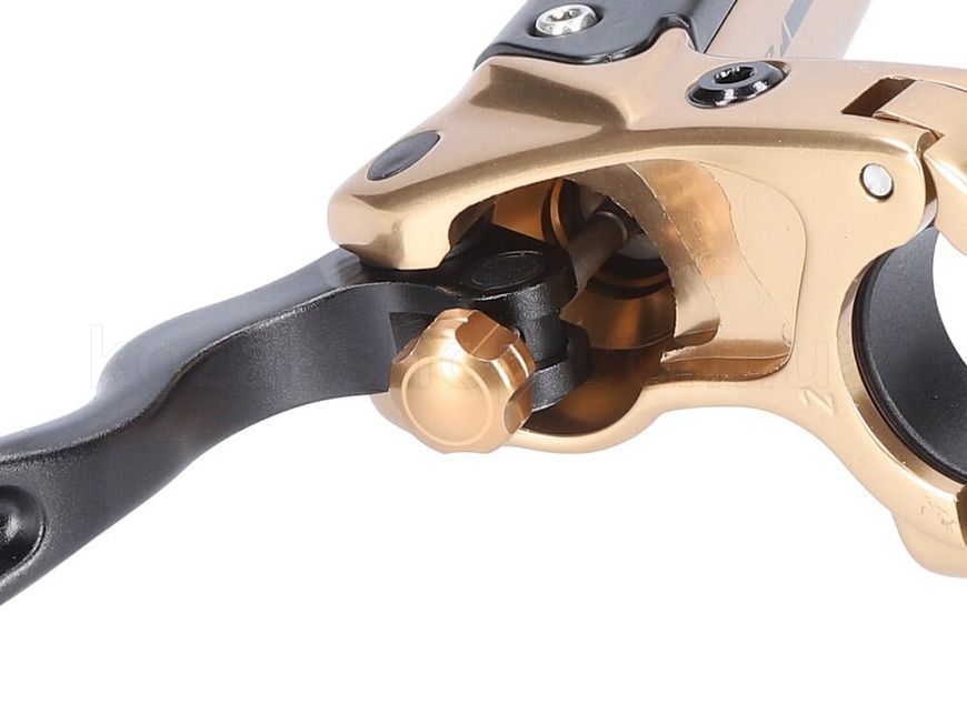 Гальмо TRP DHR EVO M846 заднє - правая ручка 1900мм Gold 4 поршня