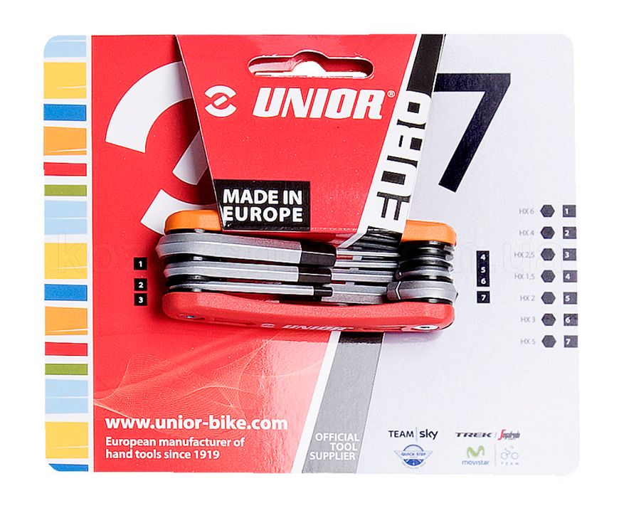 Мультитул Unior Tools EURO7 Multitool Red