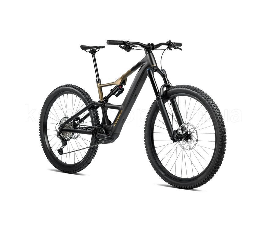Электровелосипед ORBEA RISE LT H10 630Wh [Diamond Black-Splash Olive Green (Matt)] - M