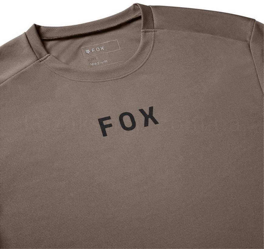 Вело джерси FOX RANGER SS Jersey - WORDMARK [Nutmeg Brown], M