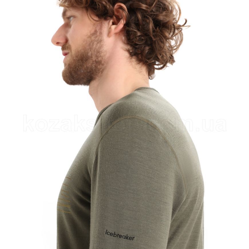 Термокофта Icebreaker 200 Oasis LS Crewe Ski Stripes MEN [LODEN] - S