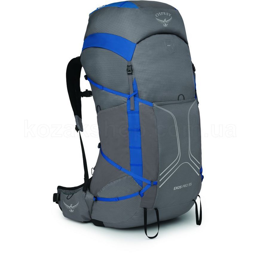Рюкзак Osprey Exos Pro 55 [dale grey/agam blue] - L/XL
