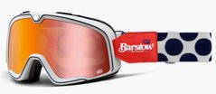 Маска 100% BARSTOW Goggle Hayworth - Flush Red Lens, Mirror Lens