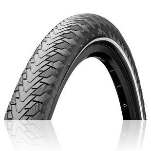 Покрышка Continental CONTACT Cruiser, 26"x2.00, 50-559, серый, не складная, светоотражающая, SafetySystem Breaker, 850гр.