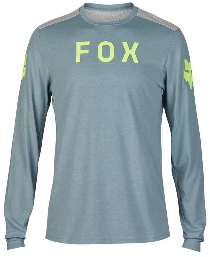 Вело джерси FOX RANGER DRI-RELEASE LS JERSEY - AVIATION [Gunmetal], M