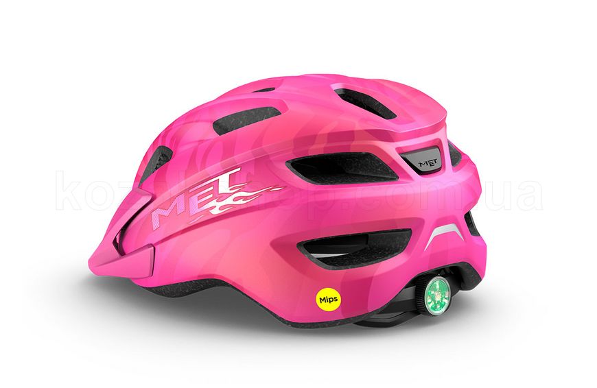 Детский шлем MET Crackerjack Mips CE Pink | Matt UN (52-57)