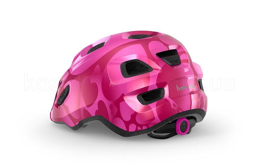 Шолом дитячий MET Hooray CE Pink Hearts | Glossy XS (46-52 см)