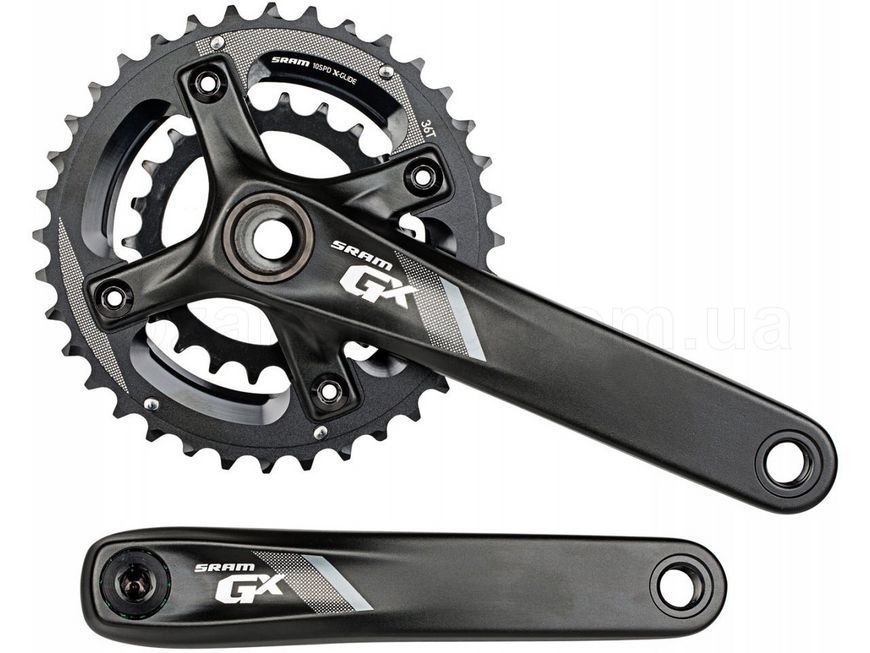 Шатуни SRAM GX 1000 GXP 10шв 175 Boost148 Black 36-22