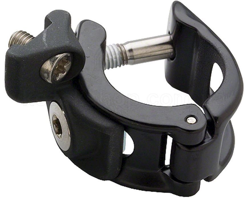 Хомут ручки тормоза MatchMaker SRAM MatchMaker X, Single Left, Black, Titanium Bolts (compatible with SRAM MMX-compatible shifters) - Code, G2, Guide, Level, Elixir, DB (00.5315.018.040)