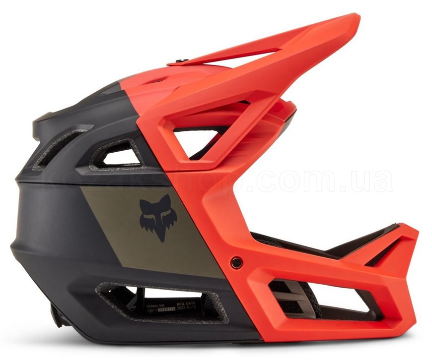 Шолом FOX PROFRAME RS HELMET - NUF [Orange Flame], L