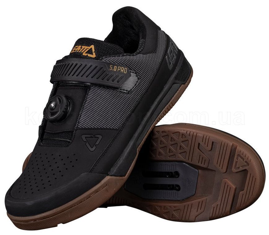 Контактне вело взуття LEATT 5.0 Pro Clip Shoe [Black], 9.5