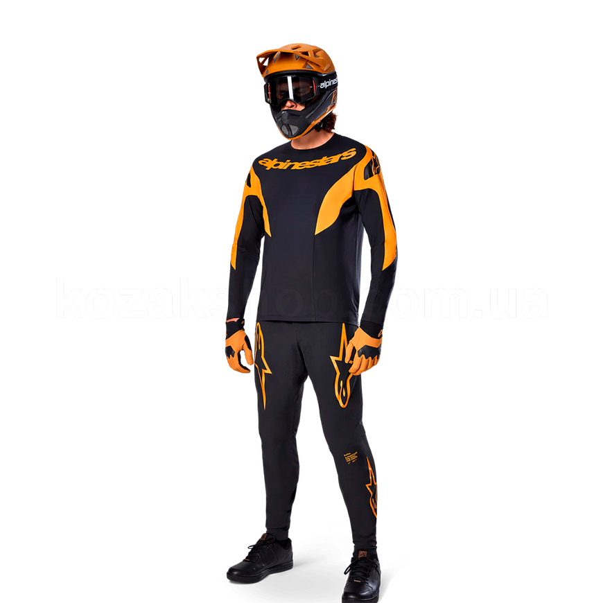 Вело джерсі Alpinestars A-SUPRA RACE LS JERSEY BLACK, XXL