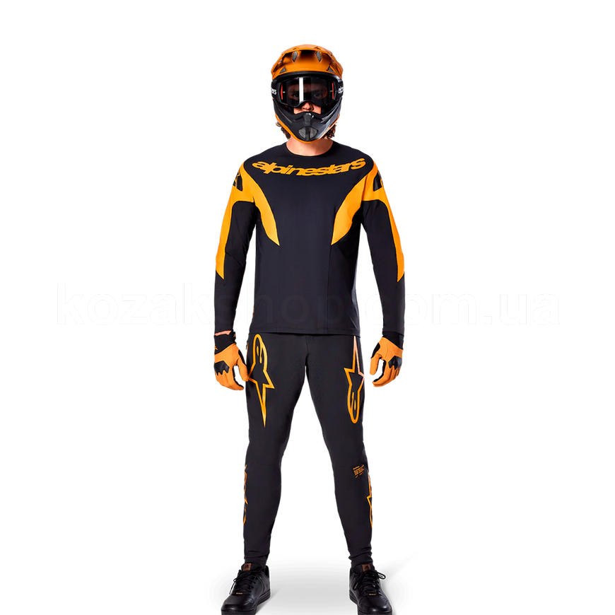 Вело джерсі Alpinestars A-SUPRA RACE LS JERSEY BLACK, XXL