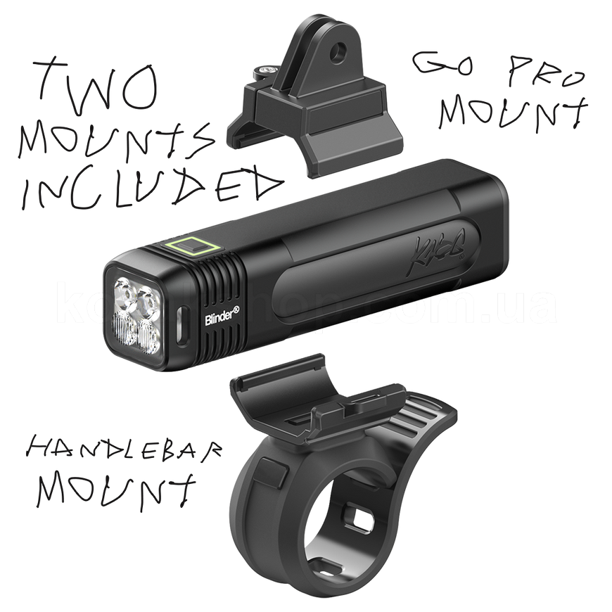 Велофара Knog Blinder 1000 Lumen Battery; 21700 LiPo