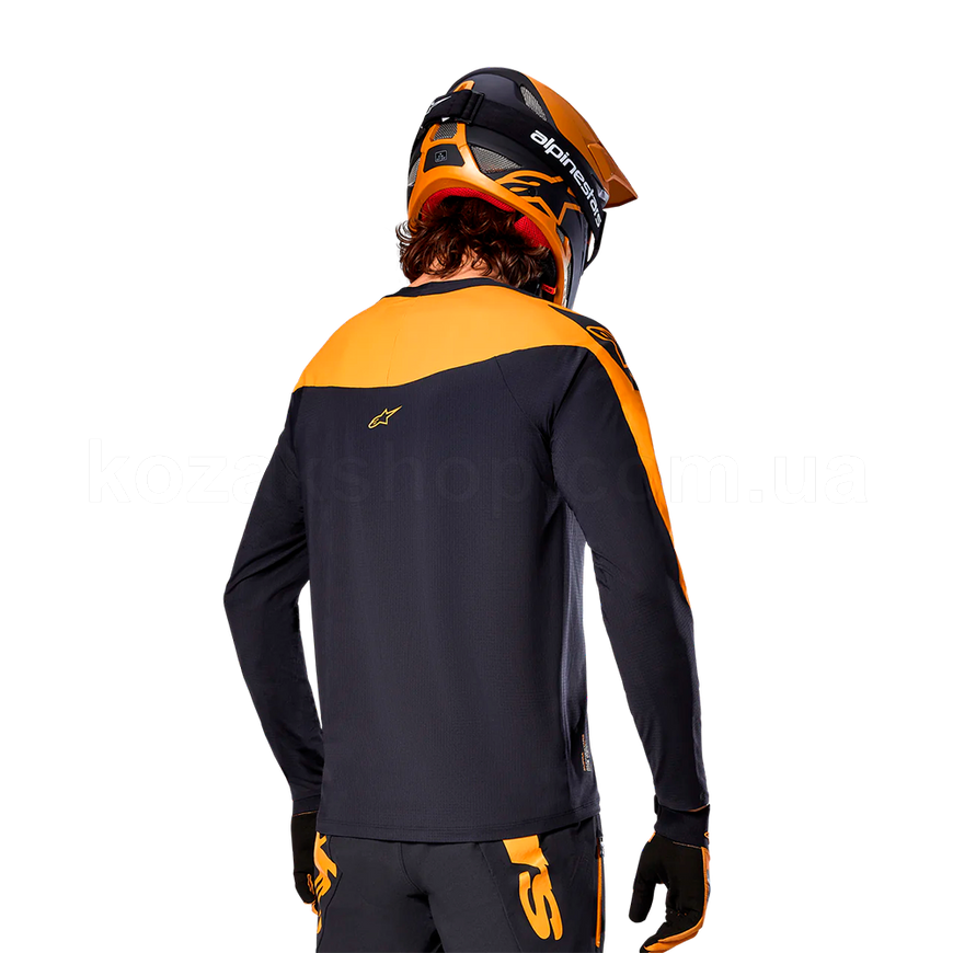 Вело джерсі Alpinestars A-SUPRA RACE LS JERSEY BLACK, XXL