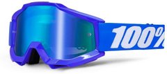 Маска 100% ACCURI Goggle Reflex Blue - Mirror Blue Lens