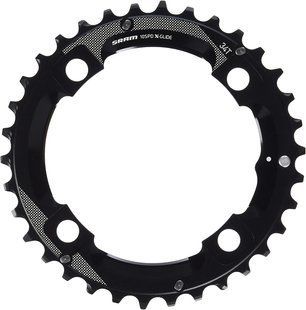 Зірка SRAM Chain Ring MTB 34T 104 BCD AL5 2X10 MEDIUM PIN BLAST BLACK