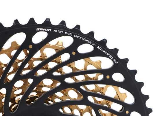 Касета SRAM XG-1299 Eagle 10-50 12 Speed Gold - KozakShop