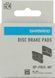 Колодки гальмівні Shimano Disc Brake Pads&nbsp;P04C-MF&nbsp;Metal WITH FIN