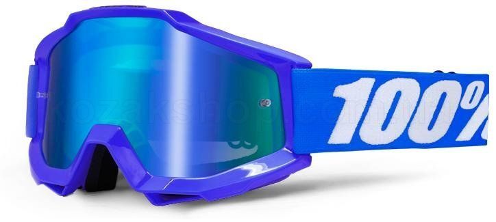 Маска 100% ACCURI Goggle Reflex Blue - Mirror Blue Lens