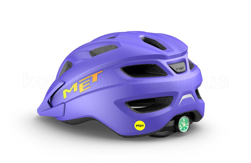 Дитячий шолом MET Crackerjack Mips CE Purple | Matt UN (52-57)