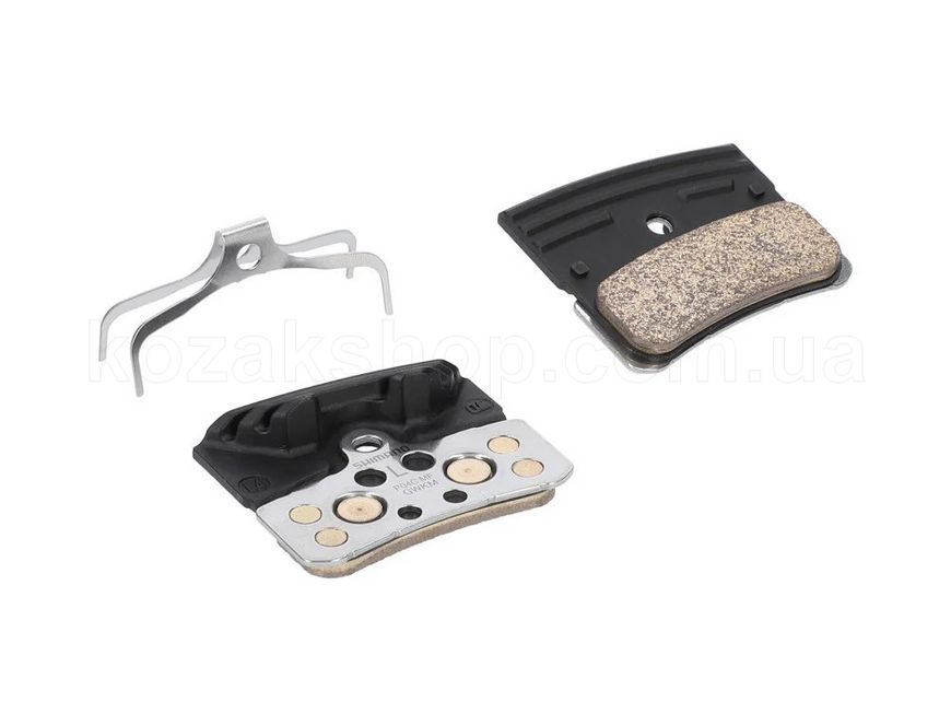 Колодки гальмівні Shimano Disc Brake Pads&nbsp;P04C-MF&nbsp;Metal WITH FIN
