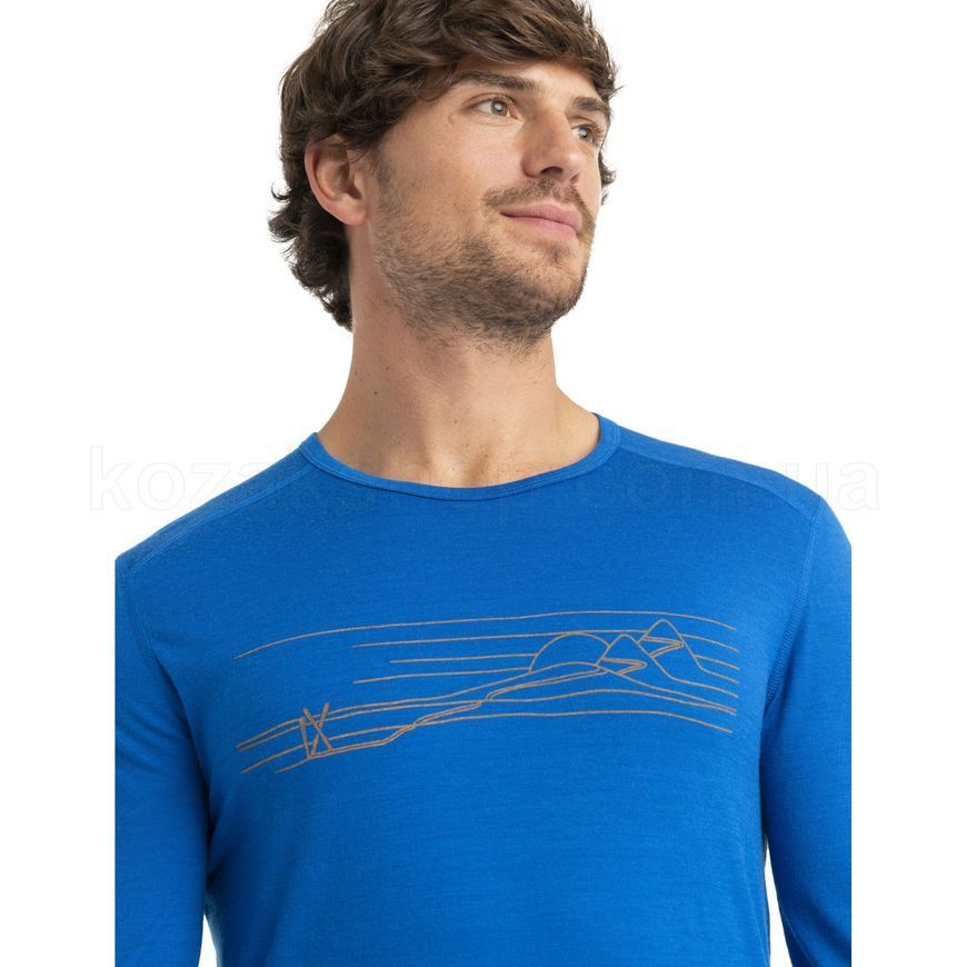 Термокофта Icebreaker 200 Oasis LS Crewe Ski MEN LAZURITE M