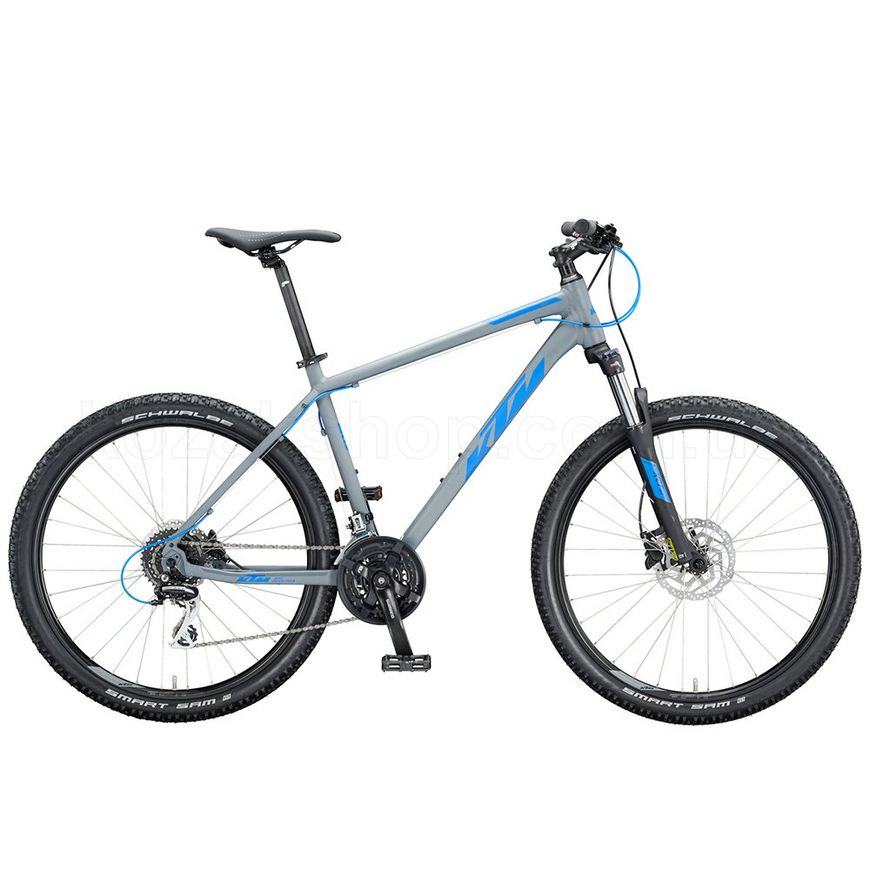 Велосипед KTM CHICAGO DISC 29", рама S, сіро-синій , 2020