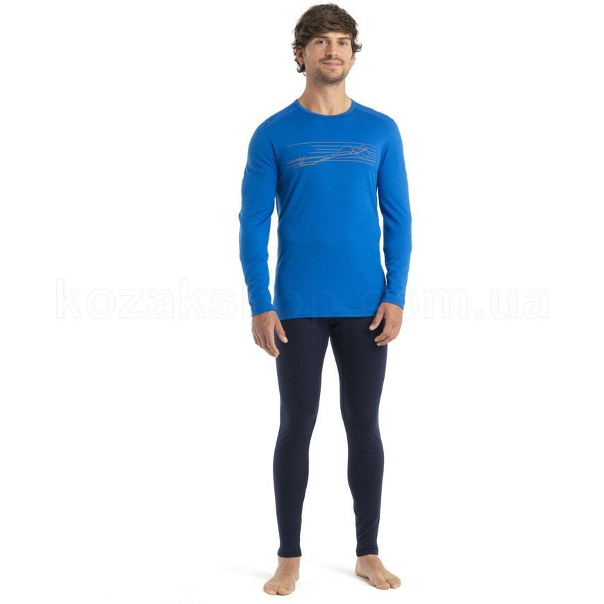 Термокофта Icebreaker 200 Oasis LS Crewe Ski MEN LAZURITE M