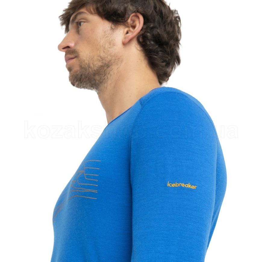 Термокофта Icebreaker 200 Oasis LS Crewe Ski MEN LAZURITE M