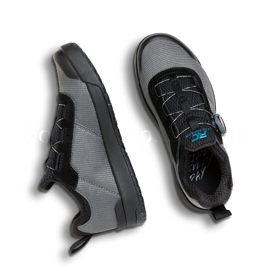 Контактне жіноче вело взуття Ride Concepts Accomplice Clip BOA Women's [Charcoal/Tahoe Blue] - US 7/W