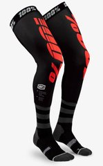 Мото носки Ride 100% REV Knee Brace Performance Moto Socks [Black/Red], S/M