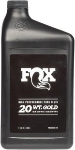 Масло FOX Suspension Fluid 20WT Gold Bath Oil 946ml (32 oz) (025-03-072)