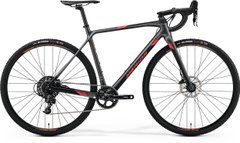 Велосипед MERIDA MISSION CX 5000 L(56cм) SILK SILVER(RED) 2019