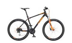 Велосипед KTM CHICAGO DISC 27", рама S, чорно-помаранчевий , 2020