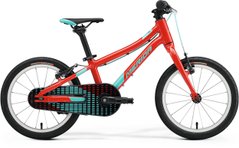 Детский велосипед MERIDA MATTS J. 16 II1 - UNI, [MATT RACE RED(TEAL)]