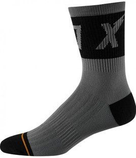 Вело носки FOX 8" TRAIL CUSHION WURD SOCK [Black], S/M