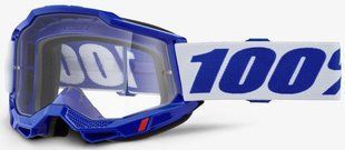 Маска 100% ACCURI 2 Goggle [Blue], Clear Lens