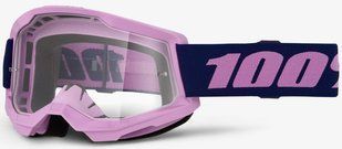 Маска 100% STRATA 2 Goggle [Purple], Clear Lens