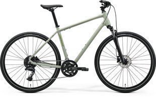 Городской велосипед MERIDA CROSSWAY 300 [MATT EARLY MOSS GREY(GREEN)] - S