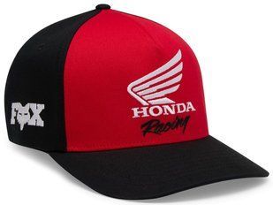 Кепка FOX FlexFit Hat - HONDA&reg; [Black], S/M