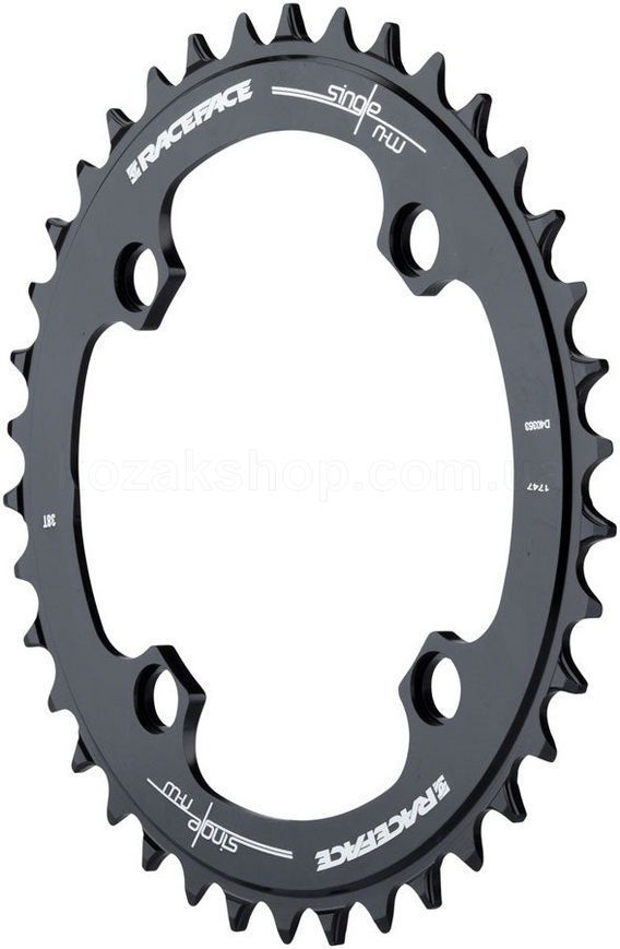Звезда RaceFace NarrowWide 104 BCD, 36t, Black, 10-12S