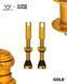 Ніпелі Peaty's x Chris King Tubeless Valves, 42mm, Gold