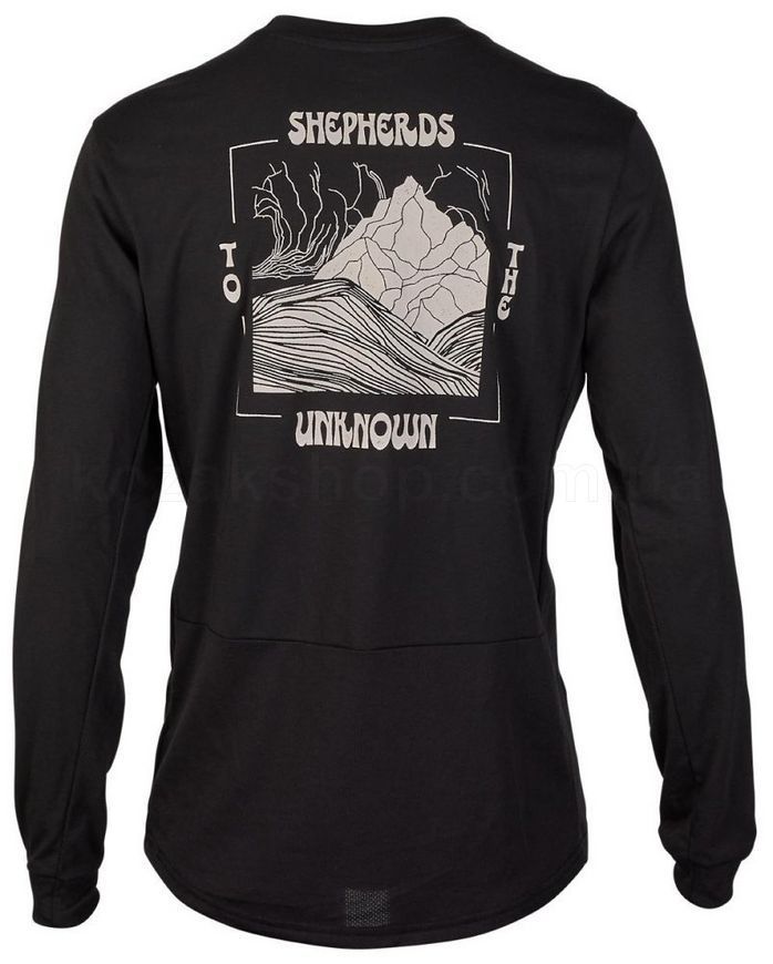 Вело джерси FOX RANGER DRI-RELEASE LS JERSEY - SHEPHERDS [Black], L