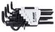 Набор ключей с профилем TORX в пластиковом подвесе TX9-40 Unior Tools Set of wrenches with TX profile and hole in plastic clip