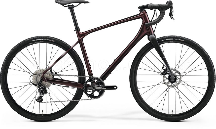 Велосипед MERIDA SILEX 300, M(50), [2022], SILK BURGUNDY RED(BLACK)