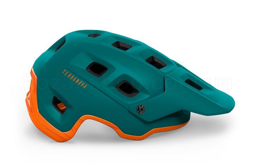 Шолом MET Terranova Alpine Green Orange | Matt Glossy, M (56-58 см)