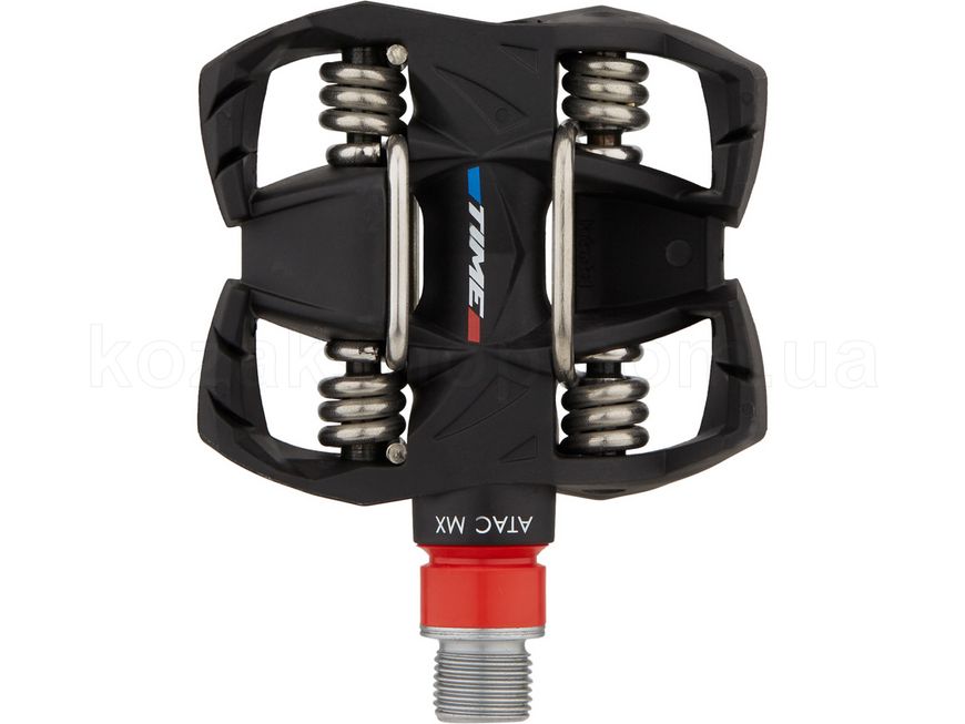 Контактные педали TIME ATAC MX 6 Enduro pedal, including ATAC cleats, French Edition Grey