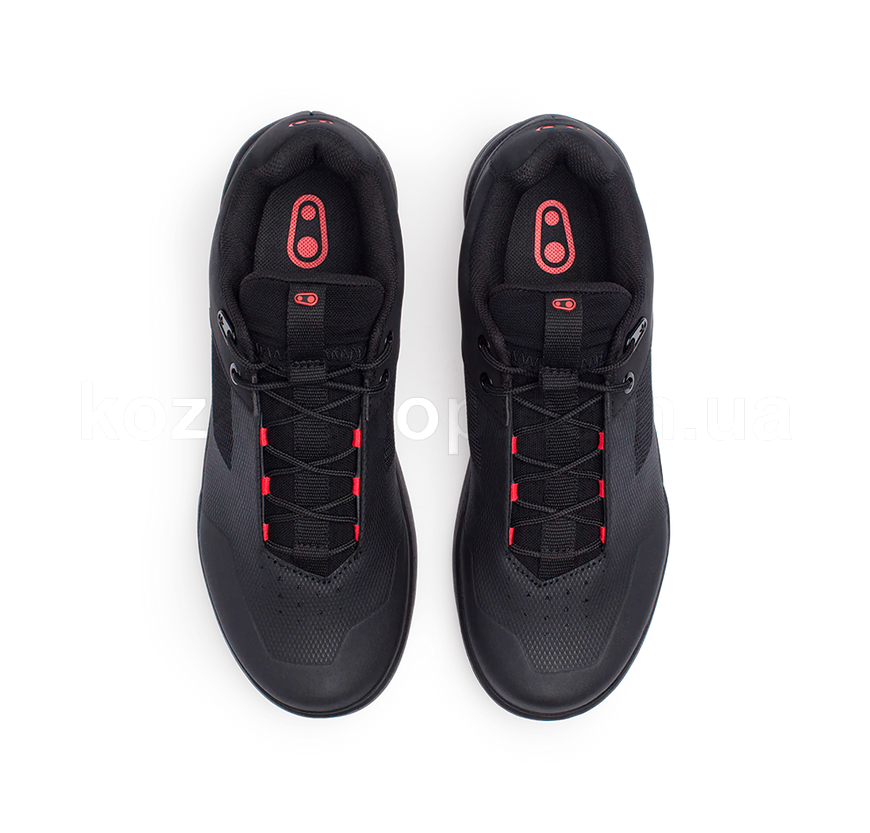 Вело обувь CrankBrothers Stamp Lace Flat [Black / Red] - US 10