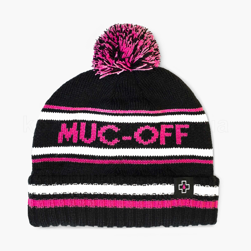 Шапка MUC-OFF SKI HAT чорно/рожевий